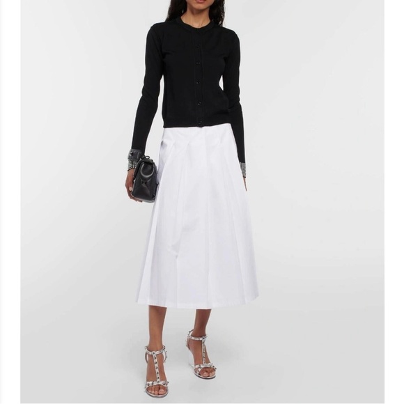 VALENTINO GARAVANI Plexi Wedge 90mm Rockstud Sandals - Gi7 Silvertraspar - Picture 6 of 6